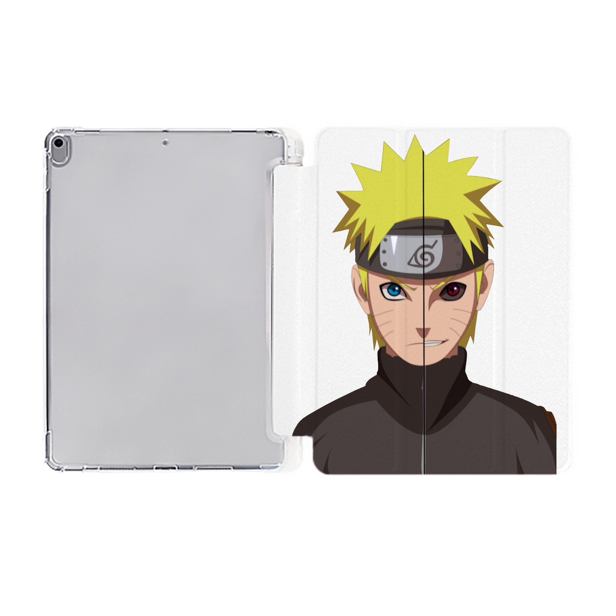 （画像用） NARUTO -ナルト- うずまき ナルト Uzumaki Naruto IPad ケース ペン収納付き 三つ折りスタンド PUレザー×シリコン 対応機種9.5/10.5/10.9インチ